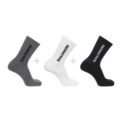 BLACK/WHITE/MED GREY MELANGE