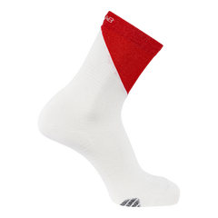 WHITE/FIERY RED